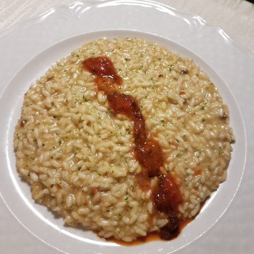 risotto con ricci freschissimi di Villasimius